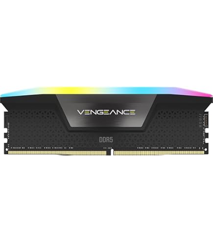 CORSAIR Vengeance RGB DDR5 RAM 16GB (1x16GB) 5600MHz CL40